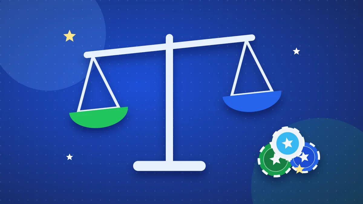 Balance qui compare deux options