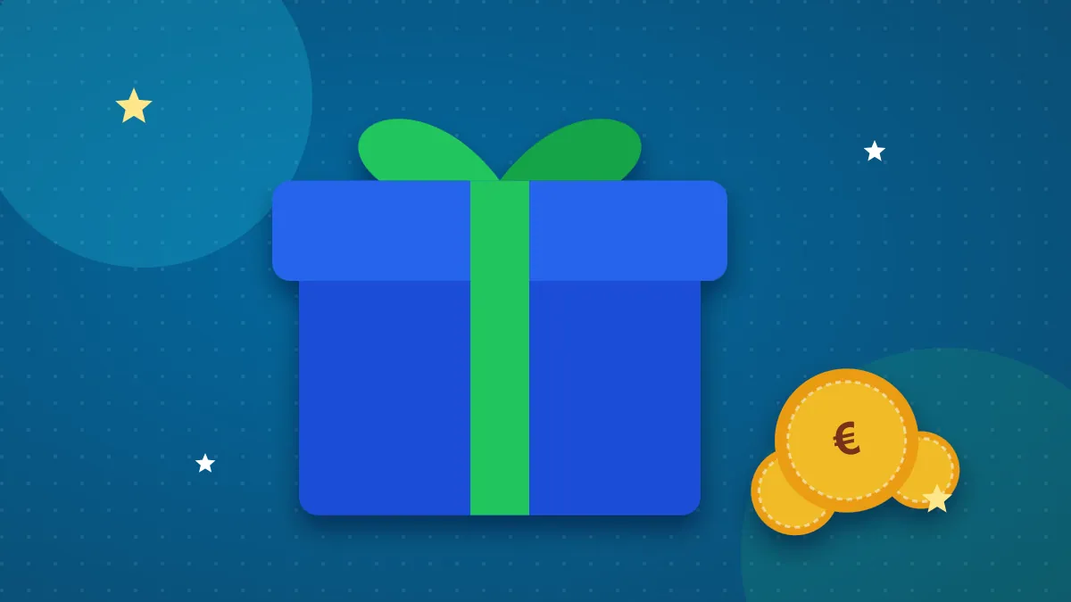Coffret cadeau illustrant un bonus