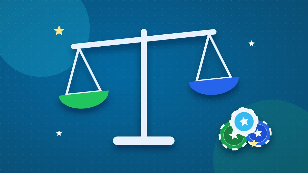 Balance qui compare deux options