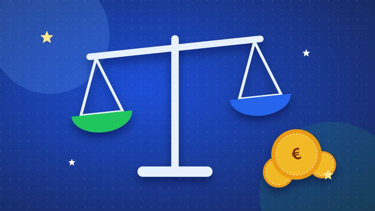 Balance qui compare deux options