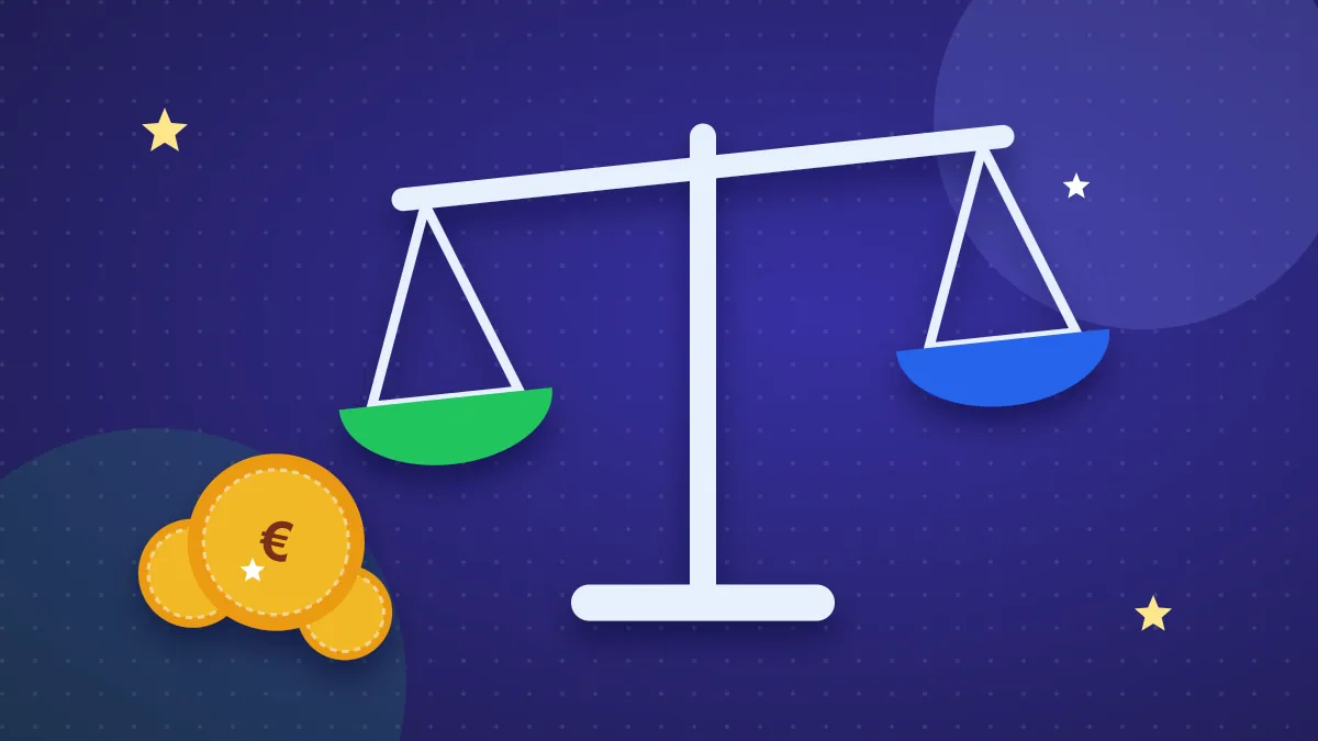 Balance qui compare deux options