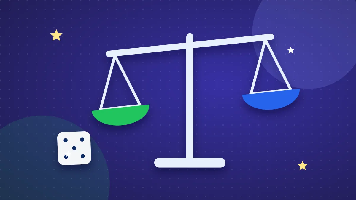 Balance qui compare deux options